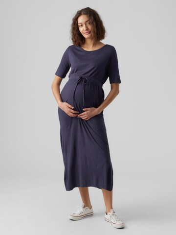 Robe MAMALICIOUS en bleu