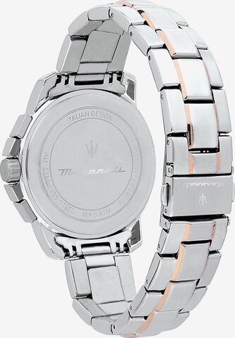 Maserati Analog Watch 'SUCCESSO' in Silver