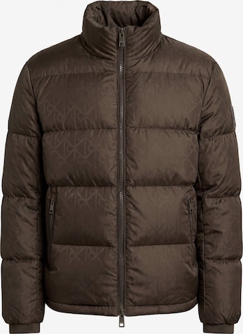 Calvin Klein Зимняя куртка в Серый: спереди