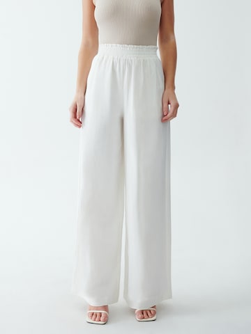 Wide Leg Pantalon The Fated en blanc : devant