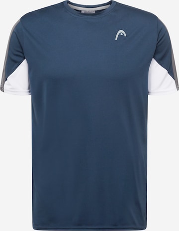 HEAD Toiminnallinen paita 'CLUB 22' värissä sininen: edessä