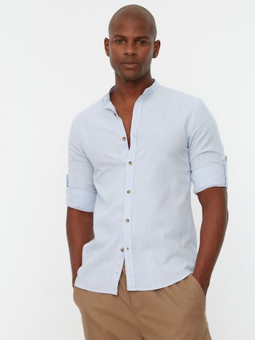 Trendyol Regular Fit Hemd in Blau: Vorderseite