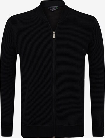 Sir Raymond Tailor Zip-Up Hoodie 'Islandy' in Black: front