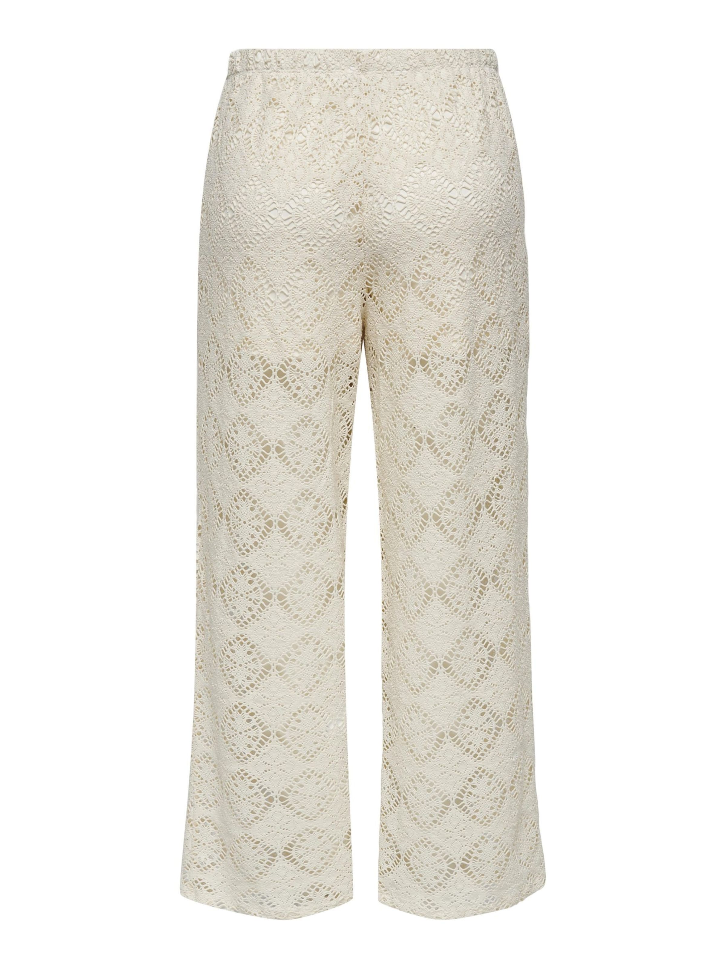 JDY - Pierna ancha Pantalón 'JDYEva' en blanco