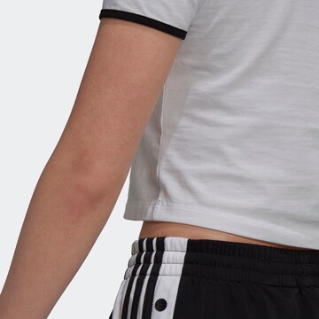 ADIDAS ORIGINALS Skjorte 'CROPPED TEE' i hvit