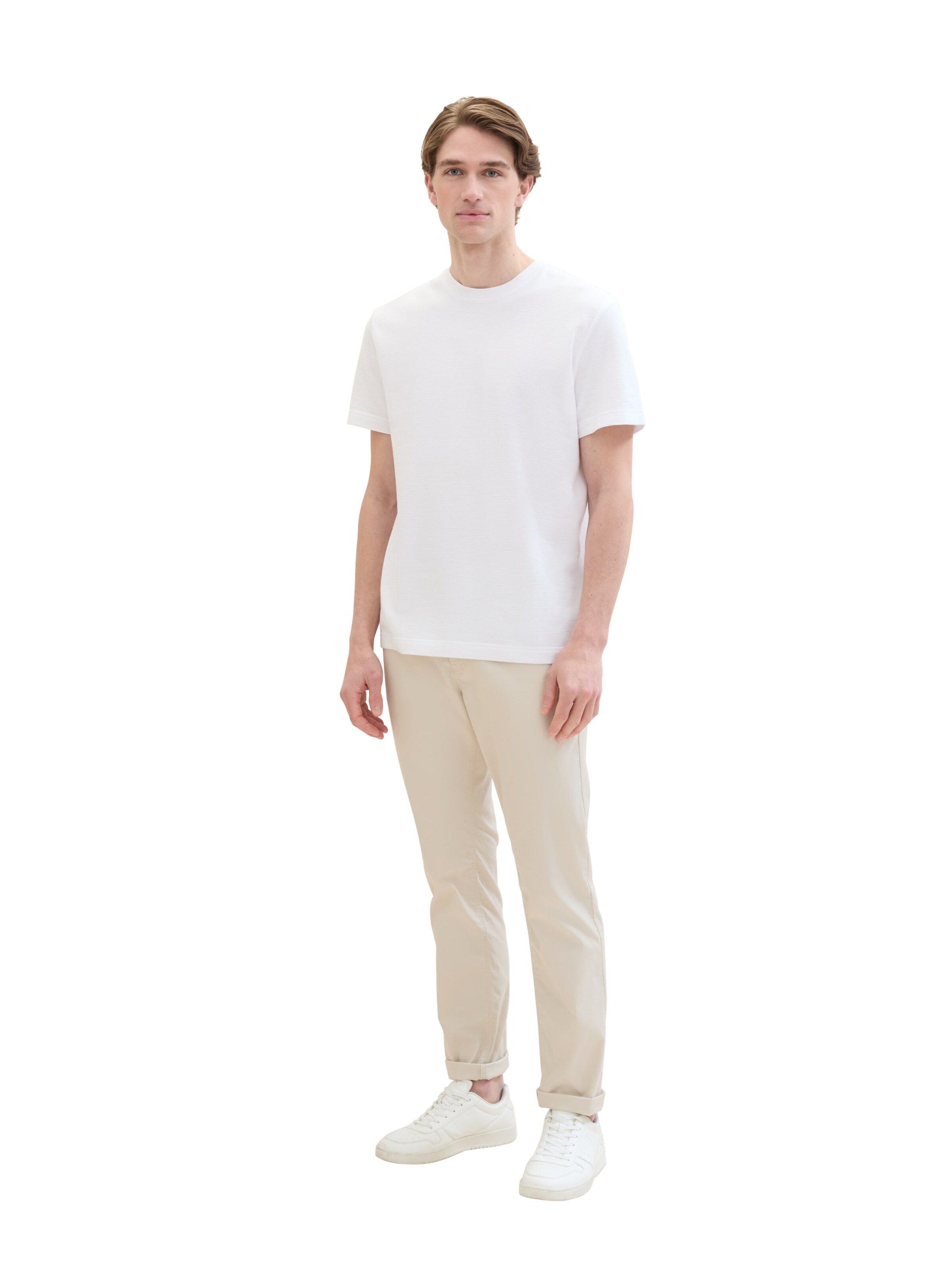 TOM TAILOR Regular Pants in Beige