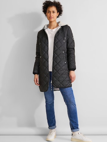 STREET ONE Between-Seasons Coat in Black