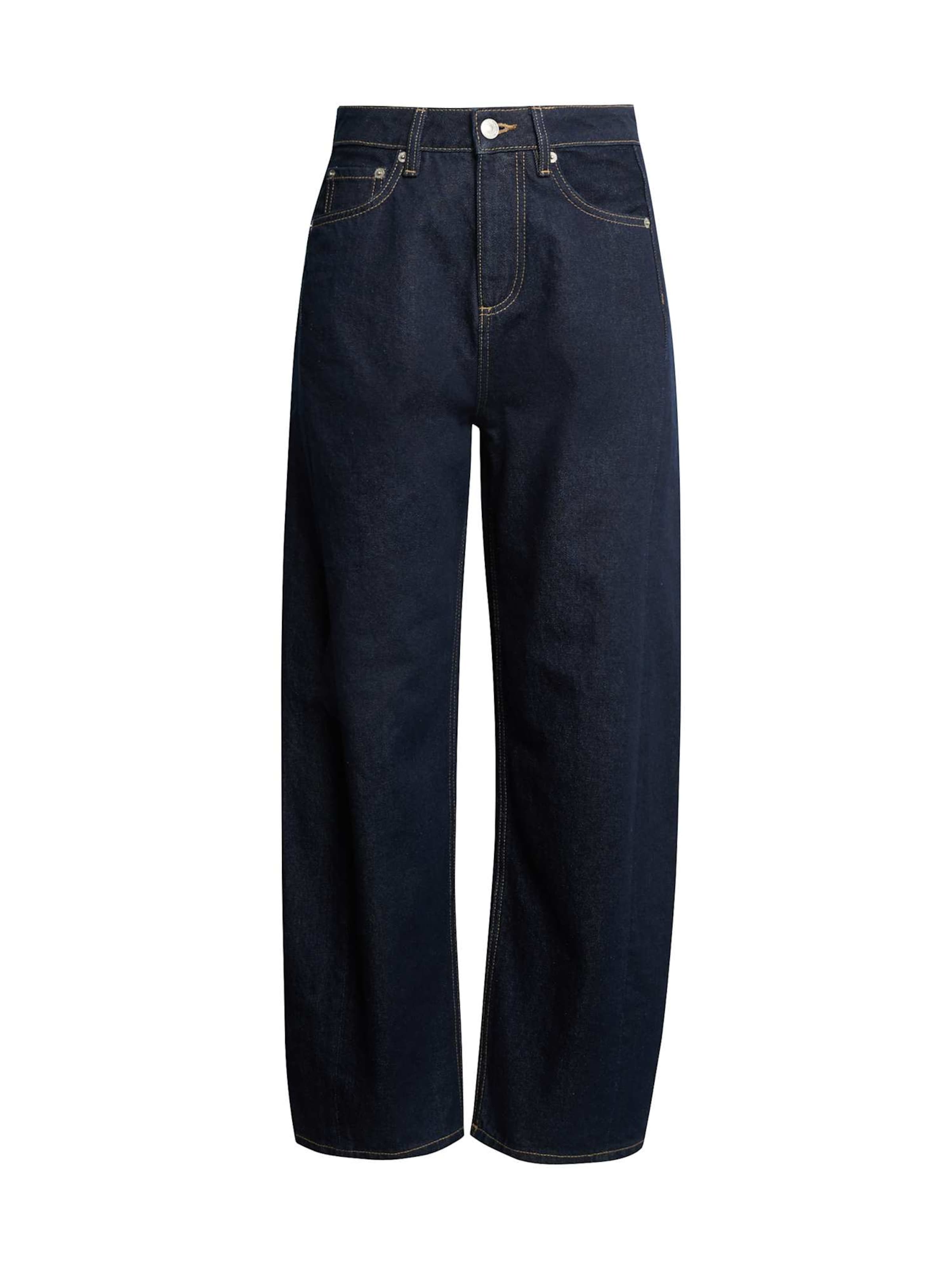 Marks & Spencer Baggy Jeans in Blauw: voorkant
