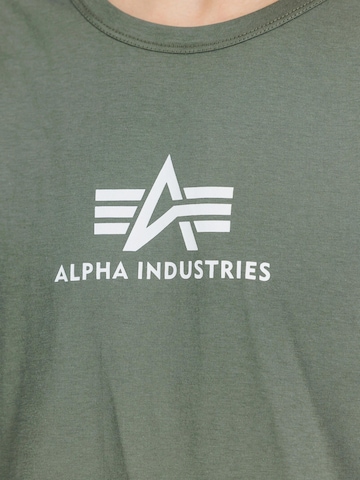 ALPHA INDUSTRIES Regular Fit Top in Grün
