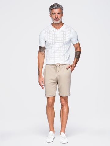 Regular Pantalon chino 'Quintessence' Ombre en beige