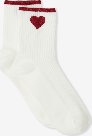 ETAM Socken in Beige: Vorderseite