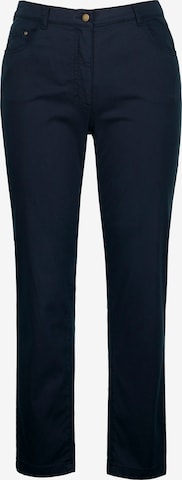 Pantalon 'Sophie' Ulla Popken en bleu : devant