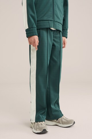 WE Fashion Szabványos Nadrág - zöld: elől