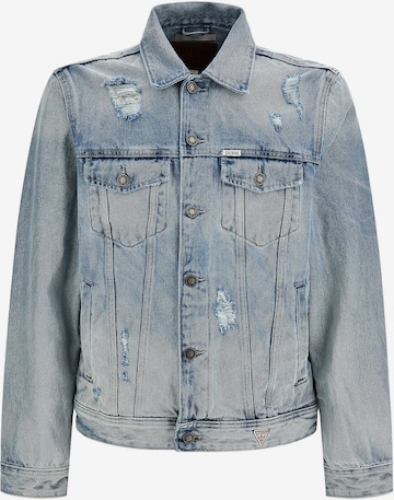 Veste mi-saison GUESS en bleu : devant