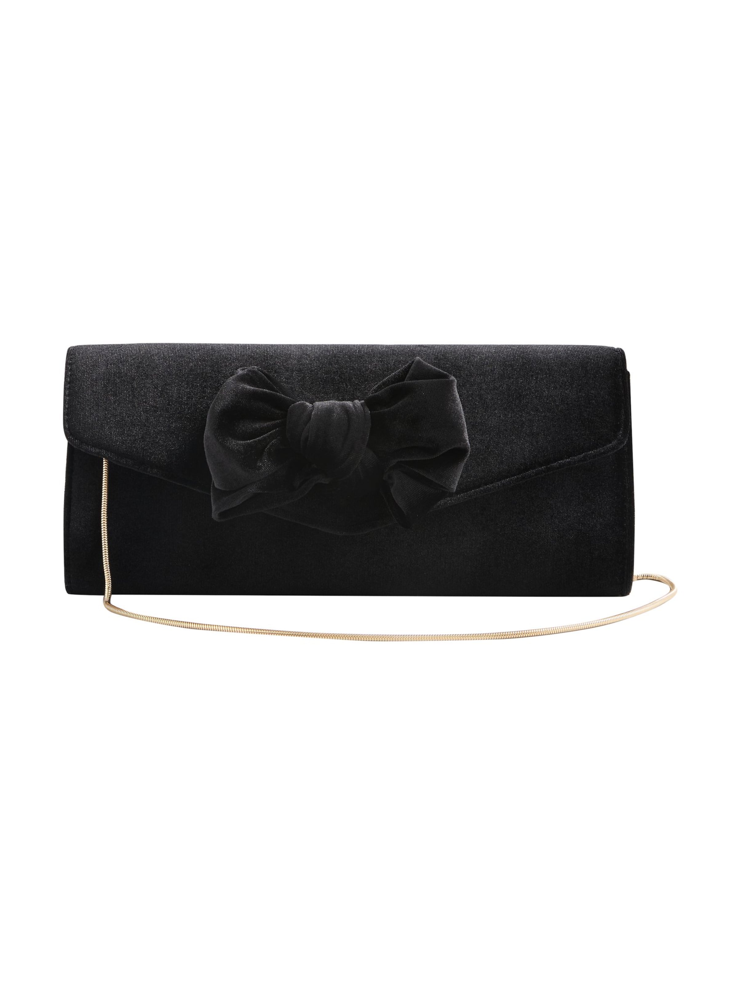 Lipsy Clutch in Black: front