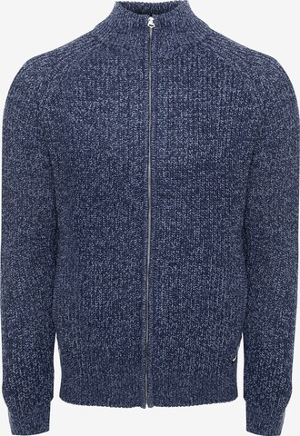 Threadbare Gebreid vest in Blauw: voorkant