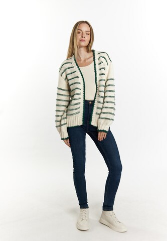 DreiMaster Maritim Strickjacke 'Eissegler' in Weiß