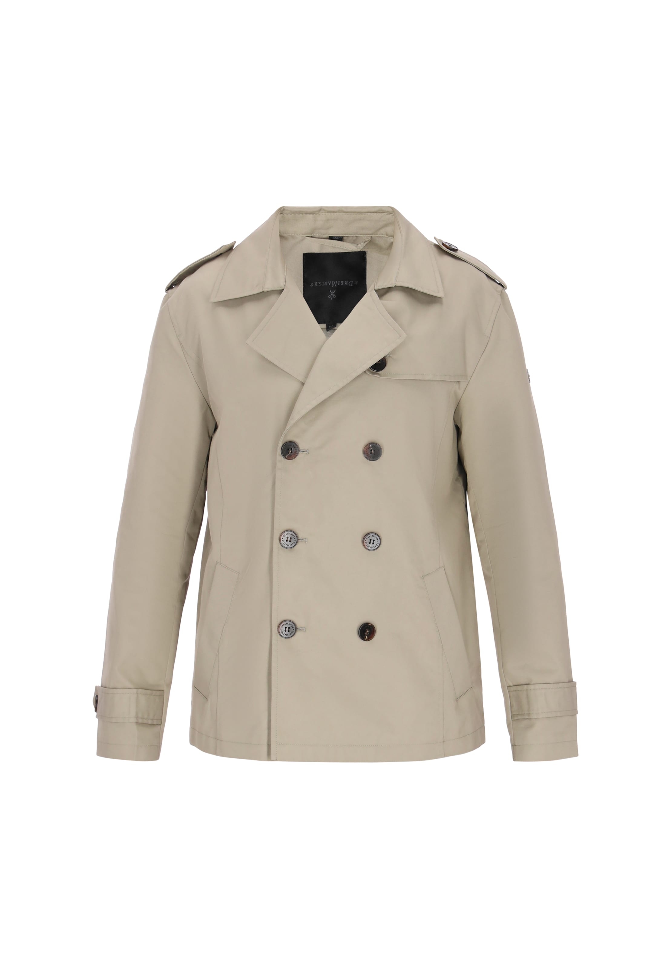 DreiMaster Klassik - Sobretudo meia-estação em verde: frente