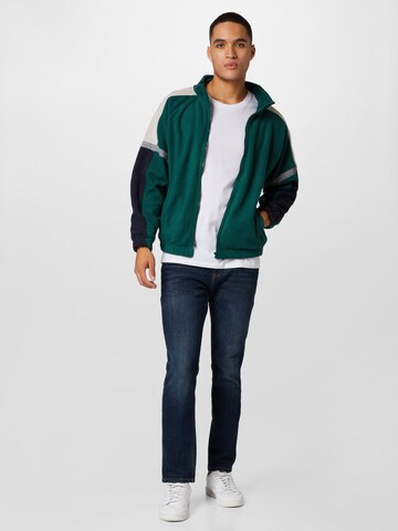 Denim Project - Chaqueta polar 'Luke' en verde