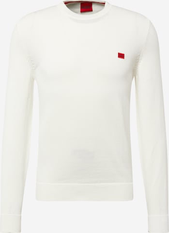 Pullover 'San Cassius' di HUGO Red in bianco: frontale