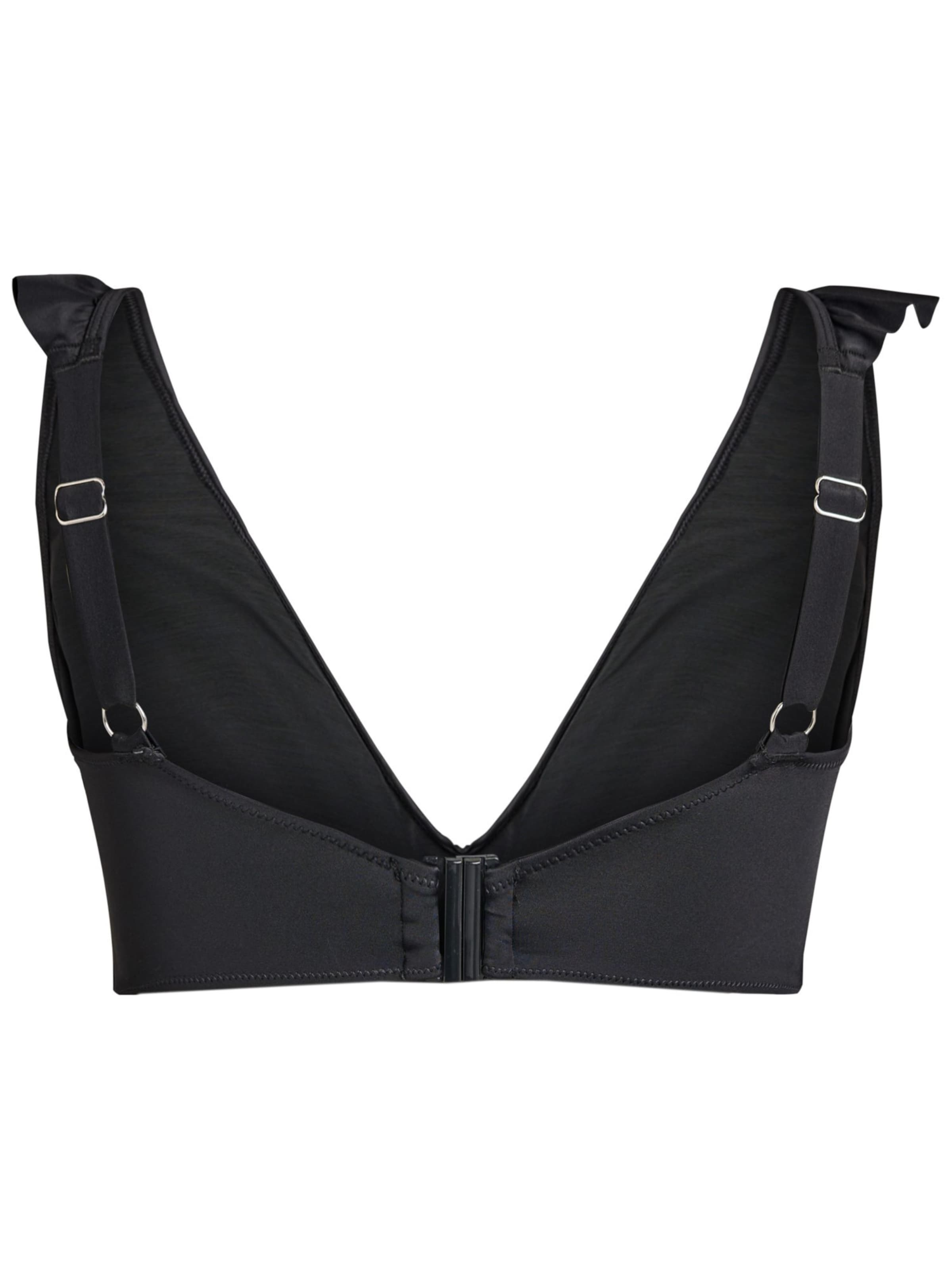 Swim by Zizzi - Top de bikini 'Skitrin' en negro