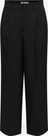 Pantaloni con pieghe 'Tate-Abba' di ONLY in nero: frontale