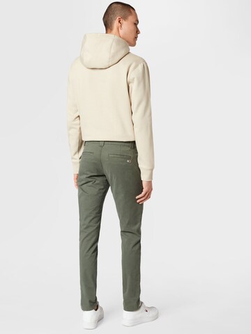 Tommy Jeans Slimfit Chino 'SCANTON' in Groen