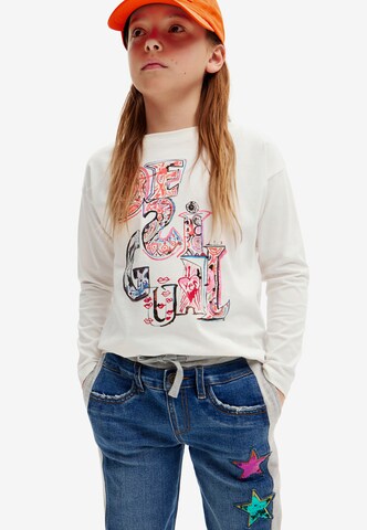 Desigual Tričko – bílá: přední strana