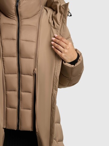 Manteau d’hiver 'Fiska' khujo en marron