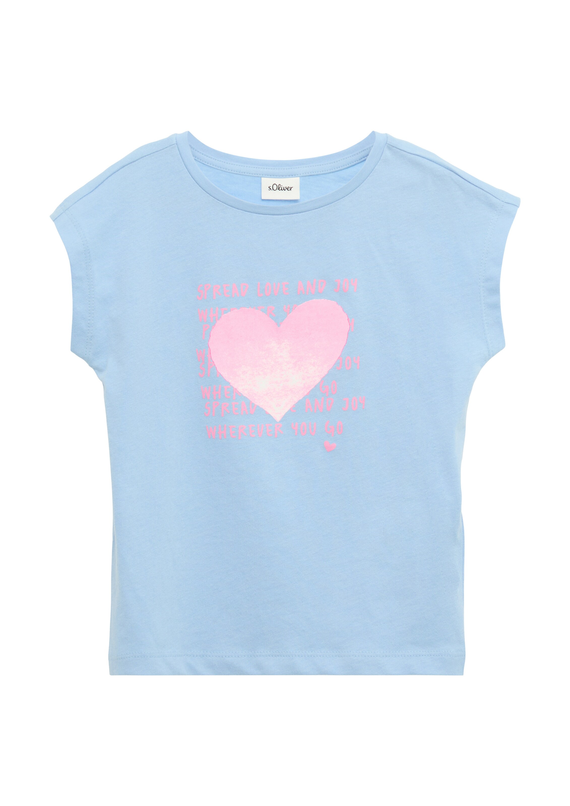 s.Oliver Shirt in Blauw: voorkant