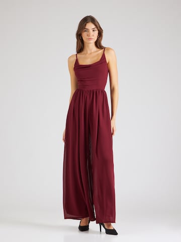 WAL G. Jumpsuit 'ARIETTA' in Red: front