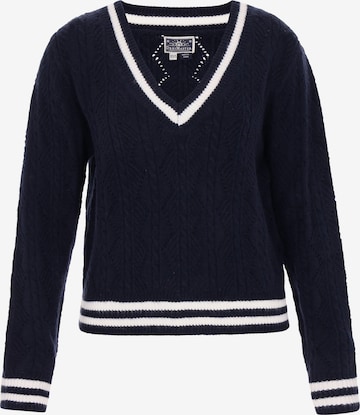 DreiMaster Maritim Pulóver 'Maritime' - kék: elől