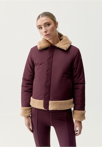 Born Living Yoga Winterjas 'Umiko' in Beige: voorkant