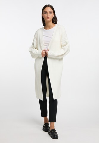 RISA Knit cardigan in White: front