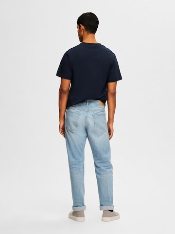 SELECTED HOMME Regularen Kavbojke | modra barva