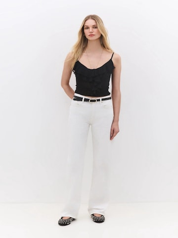 No Matter What Top in Schwarz: Vorderseite