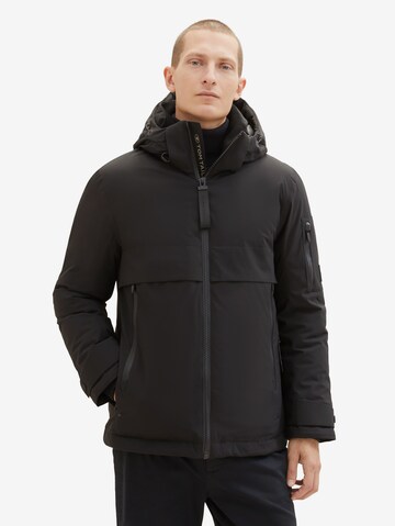 TOM TAILOR Between-season jacket in Black: front