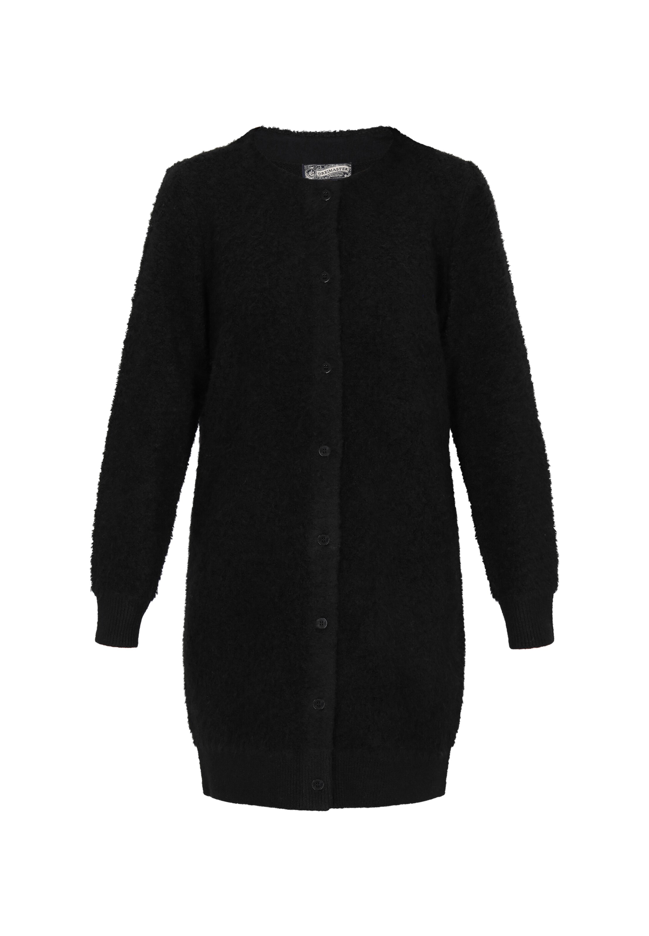 DreiMaster Vintage - Casaco de malha em preto: frente