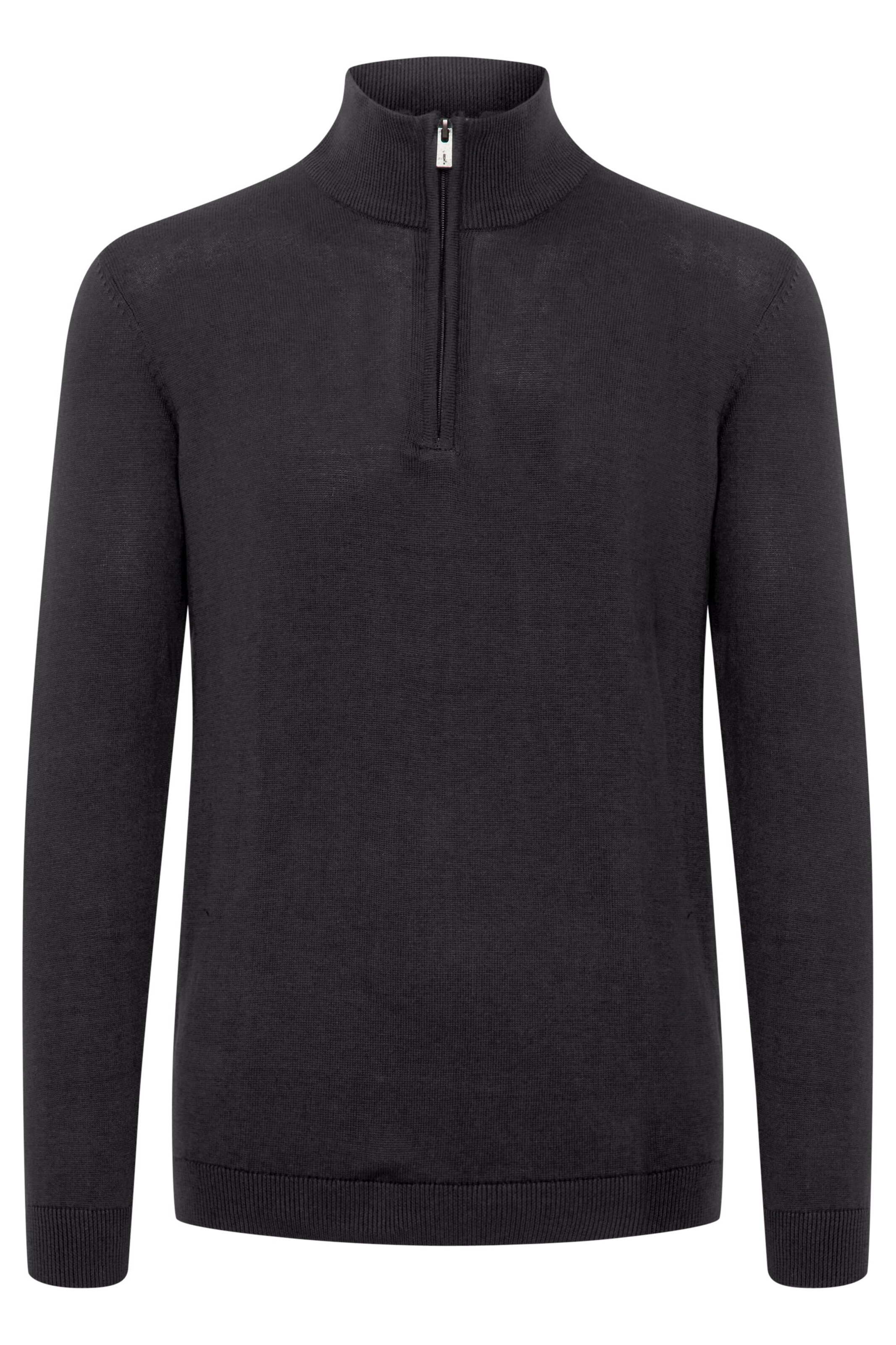 !Solid Pullover in Grau: Vorderseite