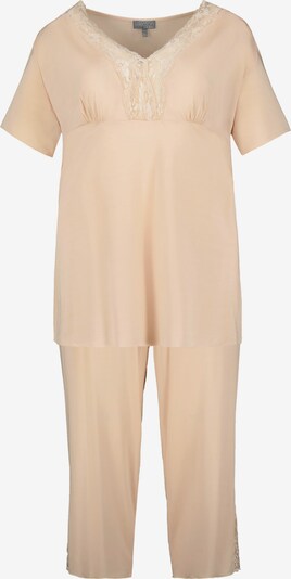 Ulla Popken Pyjama en champagne, Vue avec produit