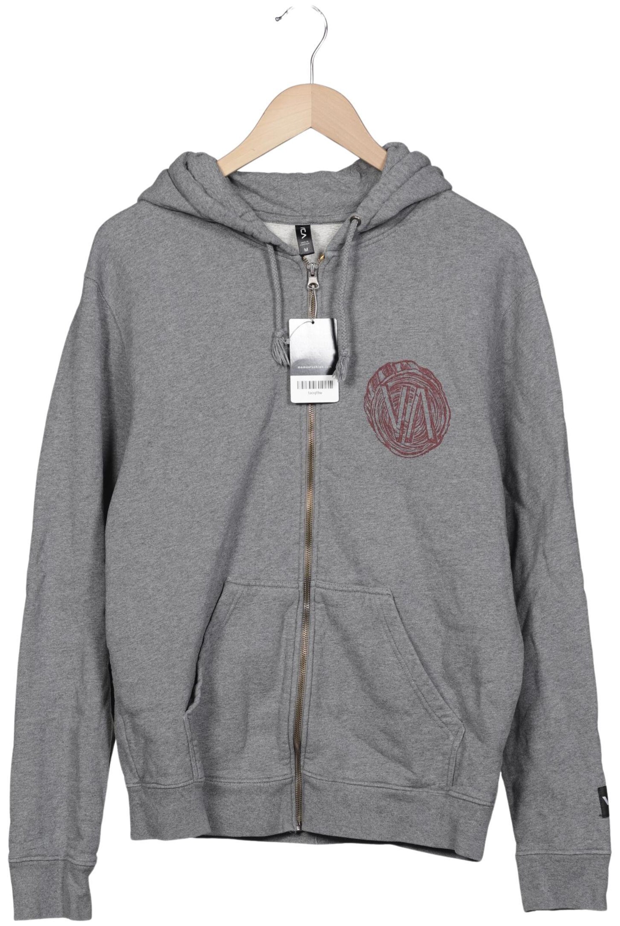 RVCA Kapuzenpullover M in Grau: Vorderseite