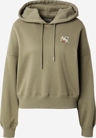 Abercrombie & Fitch Sweatshirt 'SUNDAY' in Green: front
