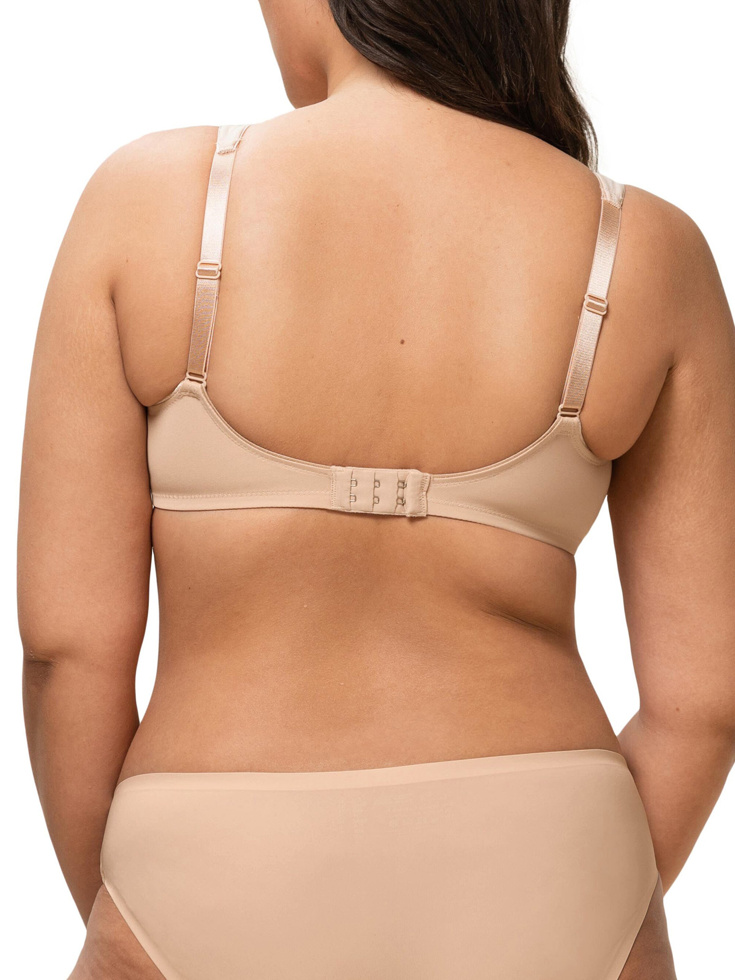TRIUMPH T-shirt Bra ' Modern Soft+Cotton ' in Beige