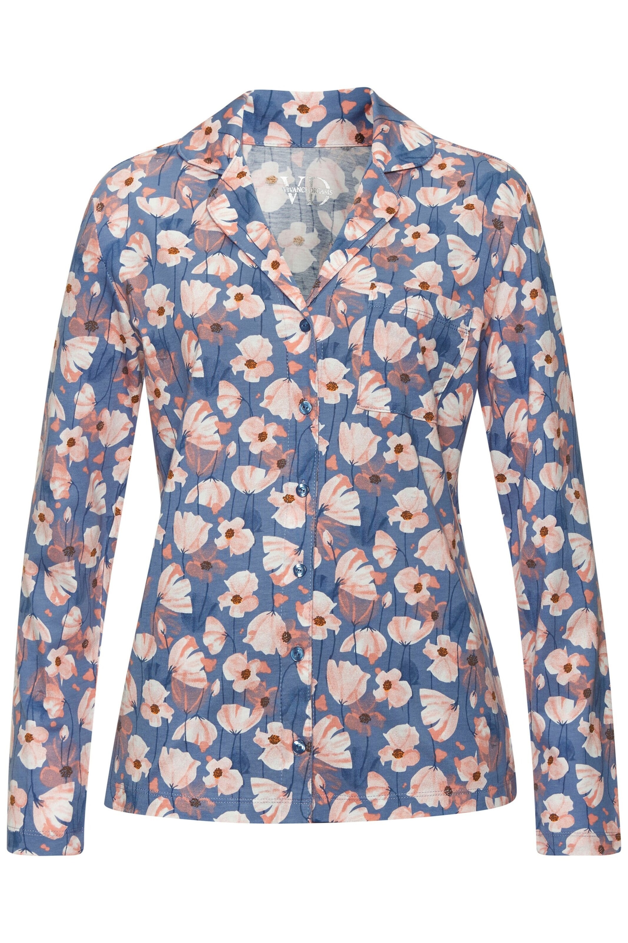 VIVANCE Soveskorte i blå: forside