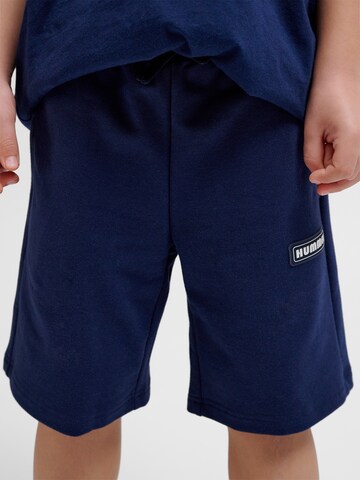 Hummel Regular Trousers 'FLAN' in Blue