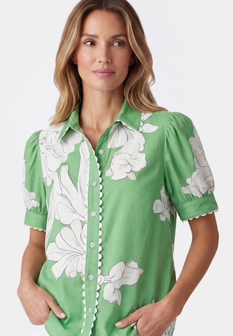 usha BLUE LABEL - Blusa en verde
