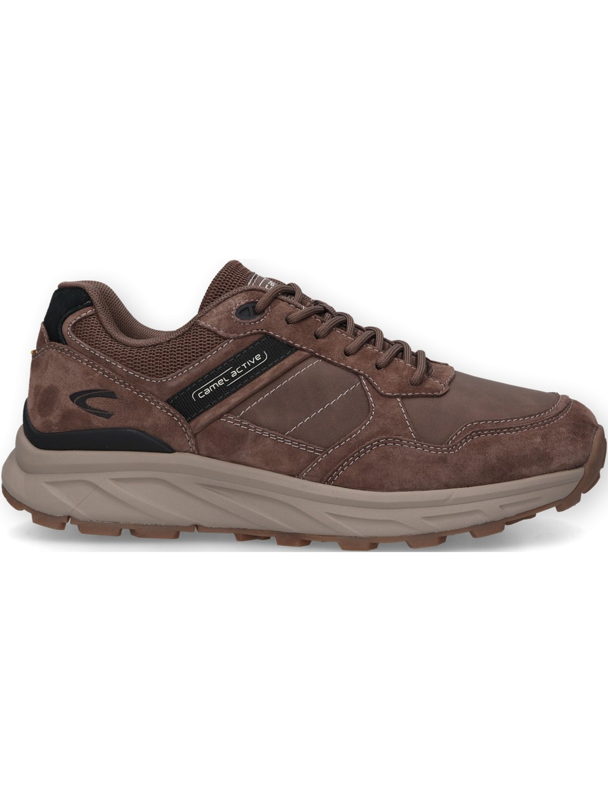 Dockers Sneakers 'Dockers Dockers Herren Sneaker Nubukleder Schoko' in Brown: front