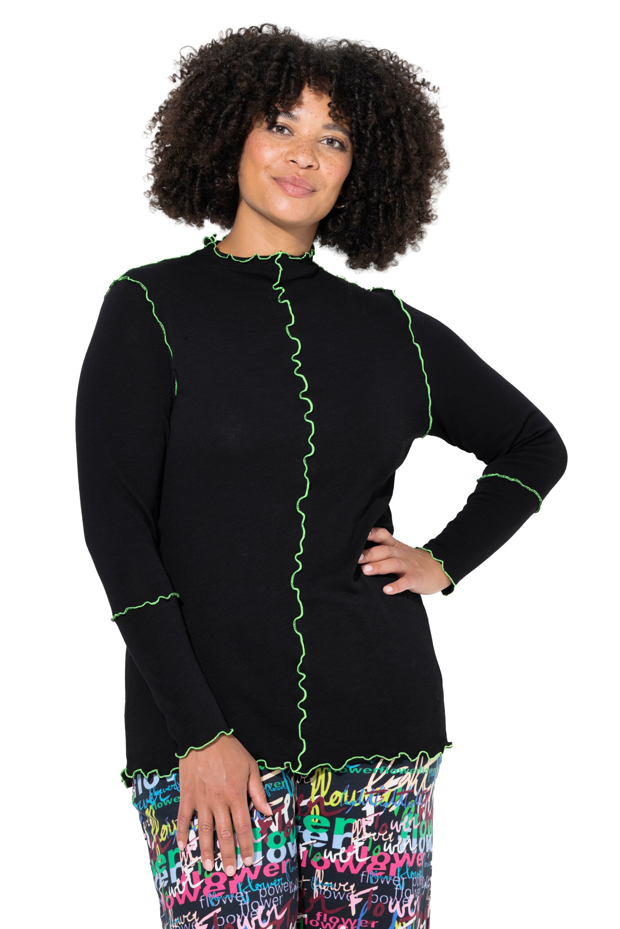 Angel of Style Shirt in Zwart: voorkant