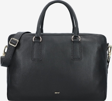 ABRO Document Bag in Black: front