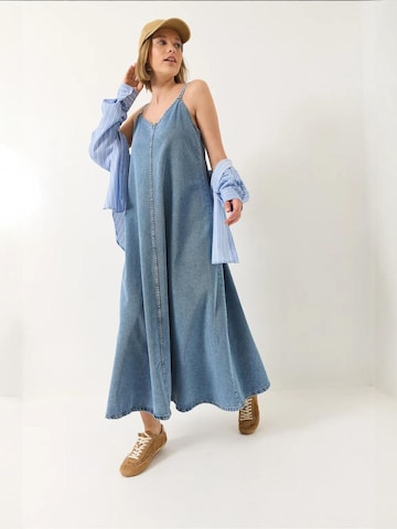 Bianco Lucci Jurk in Blauw